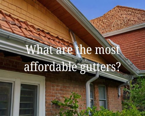 an affordable guttering installed