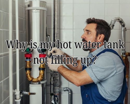a plumber checking out the water system