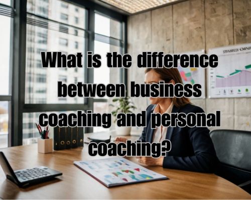 a business woman having a business coaching