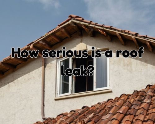 a home with roof leakages