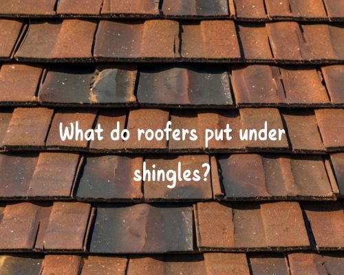 a shingled roofing